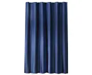 Hotel waterproof shower curtain dark blue shower curtain 220*200cm-blue