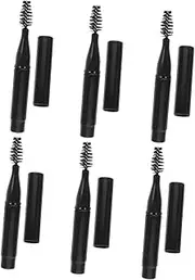 6pc Makeup Brush Set Eyebrow Brush Lash Brush Applicator Tool Brow Grooming Tools for Brow Portable Travel Lash Brushes
