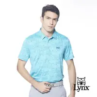 在飛比找ETMall東森購物網優惠-【Lynx Golf】男款吸溼排汗機能滿版海洋鯊魚圖樣印花短