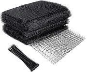 TOBBOMEY 1set Garden Animal Barrier Net Fence Nylon Mesh Fencing for Poultry and Garden Easy to Install Versatile Use for Landscaping and Projects