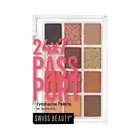 Swiss Beauty 24/7Passport Eyeshadow Palette 12matte glittery shimmer Night 10.5g