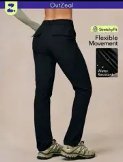 Women's Hiking Pants Water Resistant Slim Fit Multi Pockets New