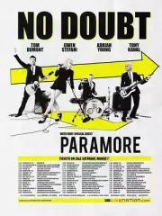 No Doubt and Paramore High Quality Metal Magnet 3x4 inches 8252