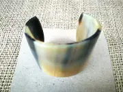 Cuff / Bangle Honey Coloured Resin Handmade Ethical Jewellery from India
