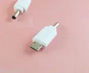 10x White 3.5x1.1mm DC Power Plug Male To Micro 5 Pin USB Male Adapter Connector