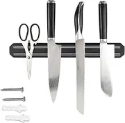 EZONEDEAL Magnetic Knife Holder for Wall, Knife Strip, Magnetic Tool and Home Organizer, Magnetic Knife Rack, Refrigerator Mounted Bar, Heavy Duty Magnet Strip, Securely Store, Organize Kitchen