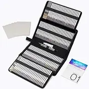 CHROMATEK 108 Watercolor Pens Set - 15 Page Pad & Online Video Tutorial Series - 5 Water Brush Pens - 100 Colors - 2 Artists Water Color Brushes - White Gouache Paint - Professional Art Supplies