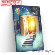 Paint By Numbers Kit Book Abstract Home Beginner Canvas Brush Decor Painting