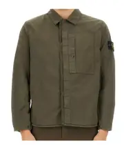 Stone Island Compass Patch Long-Sleeved Jacket S,XL,L,XXL military green