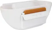 Kitchen Art 18530 Scrap Trap with Scraper, Plastic, White