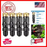 4 Set 25 Psi Drip Irrigation Faucet Adapter Kit 1/2'' Irrigation Tubing to 3/...