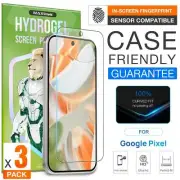 3x For Google Pixel 9 XL Pro 8 8A 7 6 Clear Hydrogel Screen Protector Full Cover