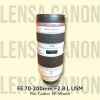 在飛比找蝦皮購物優惠-鏡頭 EF 70-200mm F2.8 L 長焦鏡頭佳能變焦
