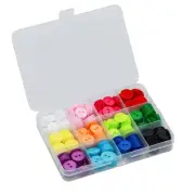 300 PCS 5/8 inch 15mm 2 Holes Buttons 12 Colors Buttons Craft Buttons Buttons...
