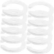 Holibanna 10pcs Lamp Shade Adapter Rings Plastic Converter for Light Fixture Replacement Easy Installation Light Socket Reducer Compatible with Various Lighting Fixtures