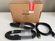 NEW SEALED Lenovo 40AS0090US Thinkpad Gen 2 USB-C Dock LDC-G2, HDMI +2 DP Cables