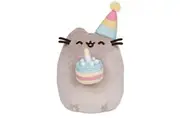 Gund Pusheen the Cat Birthday Plush with Cake 24cm
