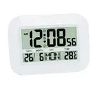 Digital LCD Thermometer Snooze Alarm Clock with Date