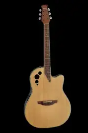 Ovation Applause AE44-4S E-Acoustic Guitar Mid Cutaway Natural Satin