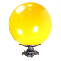在飛比找momo購物網優惠-【彩渝】350MM PE 門柱燈(圓球 戶外球形柱頭燈 球型