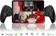 arVin Mobile Gaming Controller for iPhone/iPad/Android/Tablet/Switch/PS4/PC, Replacement for PS Portal,Wireless Gamepad with Hall Effect Joysticks/Hall Trigger/Turbo