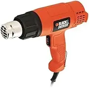 Black+Decker Hot Air Device (1,750 W, 2 Heat Settings, Temperature Range Between 460-600 °C, Ideal for Decoration and Modernisation Work) KX1650