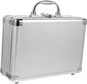 SOESFOUFU Aluminum Tool Case Hardcase for Men Portable Metal Briefcase Outdoor Storage