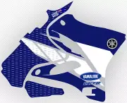 YAMAHA YZ250 & YZ125 Chad Reed 2004 Factory YAMAHA Style Graphics Kit '02 - '14