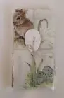 Pottery Barn Pasture Bunny NAPKINS Set/4 Easter Springtime New with Tags