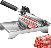 Thin Meat Slicer - Shabu Shabu Meat Slicer Stainless Steel 0.2mm-8mm,Beef Mutton Household Vegetable Food Slicer, Kitchen Gadget for Meat Ham Rice Cake