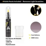 Touch Up Paint For Scania All Models 1406770 Pastellviolett With Polish Paste