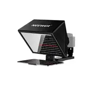 12 Aluminum Teleprompter for Ipad Tablet Phone Dslr Camera Remote & App Control Ios/android Compatible
