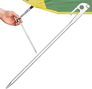 Ground Stakes,Tarp Stakes Heavy Duty | Canopy Fixing Spikes, Stainless Steel Camping Awning Ground Pegs for Hiking