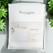 UGG 4 PC Queen Sheet Set Crisp White Cooling Soft KoolaBurra Airbnb NEW