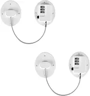 2 Pieces, Updated ChildProof Refrigerator/Fridge/Freezer Door Lock, No Tools or Drilling, Sealing Strip, for Home, Single Door Fridge, Outdoor Freezer