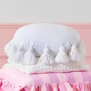 Samira Round Chunky Tassel Cushion [MUSLSAMIRR21]