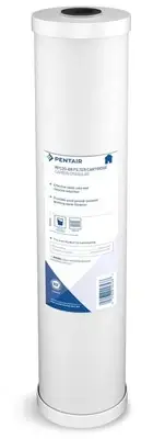 Pentair Pentek RFC-20BB Big Blue Carbon Water Filter, 20-Inch, Whole House He...