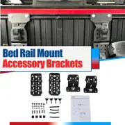 Truck Bed Rail Bracket Tool Mount Holder For Toyota Tacoma & Tundra Steel 2Pack