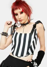 [Current Mood] Underworld Fun Striped Corset Top