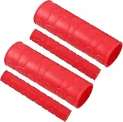 ULTECHNOVO 1 Set Motorcycle Grips Motorbike Hand Grip Cover Motorcycle Foam Grips Bicycle Handlebar Grip Motorcycle Accessories Motorcycle Handle Cover Handlebar Cover Red Soft Rubber