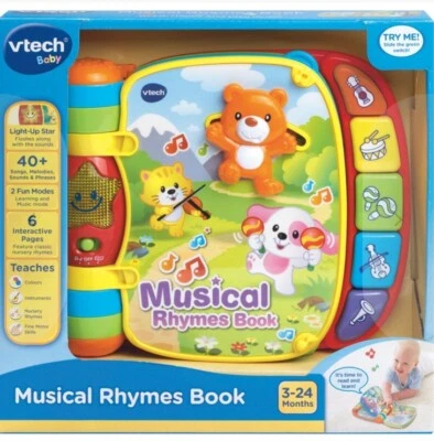 VTech Musical Rhymes Book Brand New