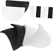 Gadpiparty 2Pairs Shoulder Sponge Mat Thick Shoulder Pad for Women Men Reusable Easy to Attach Cushioned Support for Suit Shirt for Low Shoulder Relief