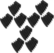 LALADEFIEE Drum Foot Pads 9pcs Guitar Foot Rest Marching Percussion Accessories Practice Pads for Drummers Easy Setup