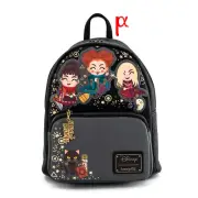 Loungefly Disney Hocus Pocus Sanderson Sisters Binx Mini Backpack Cosplay Wallet