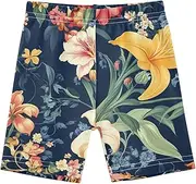 [Caihoyu] Little Girls Shorts Stretchy Cotton Cartwheel Shorts Summer Clothes for Beach