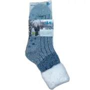 Airplus Aloe Cabin Socks - Moisturizing Socks - Gradient Blue - Size 35-41