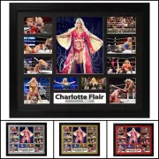 Charlotte Flair Signed Framed Limited Edition Memorabilia V1 Multiple Variations