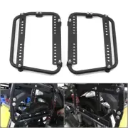 Side Rear Luggage Boxes Cases Mounting Rack Brackets Universal Motorcycle Black