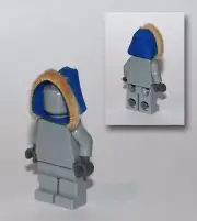 CapeMadness Fur Liner on Small Hood for Lego Minifigures (10-Packs)