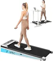 Yagud Walking Pad with Incline, Under Desk Treadmill, 2.5HP Treadmills for Home with Remote Control & Led Display, Non-Slip, Compact Portable, Low Noise for Workout Exercise